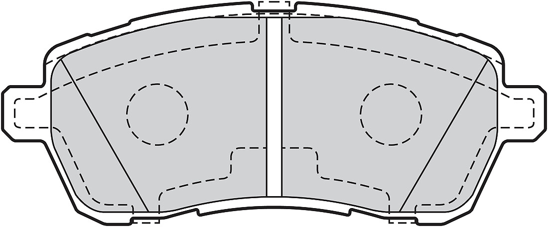 Jeu de 4 plaquettes de frein VALEO ref. 302220